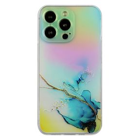 Marblo Silikone Cover til iPhone 15 Pro-Multifarvet