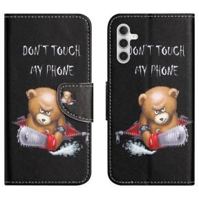 Dont Touch My Phone Læder Cover til Samsung Galaxy A25 5G