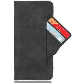 Samsung Galaxy S23 FE 5G Læder Flip Cover med Udtagelig Kortholder / Mobilpung-Sort