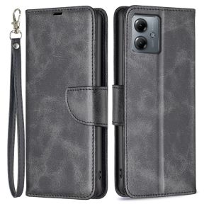 Graviera Motorola Moto G14 Flip Cover: PU Læder, Kortholder & Stand