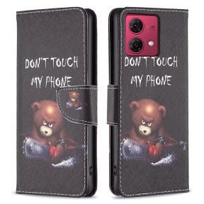 Motorola Moto G84 5G Dont Touch My Phone Flip Cover