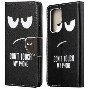 Dont Touch My Phone Flip Cover til Samsung Galaxy S24 Ultra