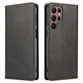 Retro Flip Cover til Samsung Galaxy S24 Ultra-Sort