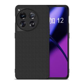 Carbon Silikone Cover til OnePlus 12 5G-Sort