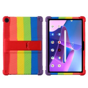 Rainbow Silikone Cover med Kickstand til Lenovo Tab M10 Gen 3 (TB328)