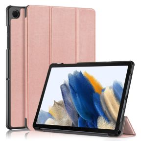 Trifold Læder Flip Cover til Samsung Galaxy Tab A9 Plus-RosaGuld