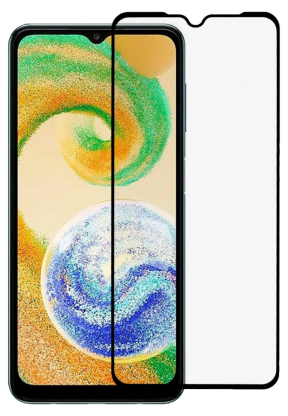 Samsung Galaxy A04S 4G Beskyttelsesglas med Kant / Skærmbeskyttelse