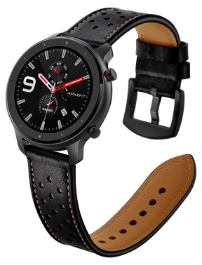 Lusso rem til Garmin Forerunner 55 / 165 - Sort