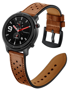 Lusso rem til Garmin Forerunner 55 / 165 - Brun