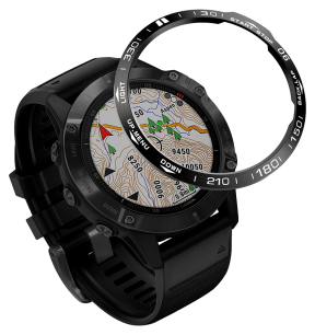 Rustfrit Stål Cover til Urkrans til Garmin Fenix 6S / 6S Pro
