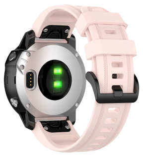 Sport Silikone Rem til Garmin Fenix 7S / 7S Pro / 7S Solar - Pink