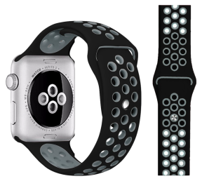 Apple Watch Sportsrem i blød silikone - perfekt til fx. Løb, Træning & Cykling
