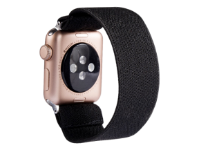 Nylon rem til Apple Watch 38 / 40 / 41mm - Sort