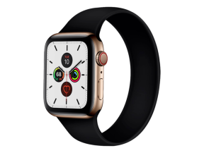 Silikone Rem til Apple Watch 8 / 9 - 41 mm i Solo Loop Design - str. S
