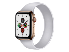 Silikone Rem til Apple Watch 8 / 9 - 41 mm i Solo Loop Design - str. L