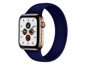 Silikone Rem til Apple Watch 10 - 46mm i Solo Loop design - str. M