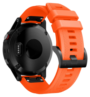 Adley Silikone Rem til Garmin Epix 2 / Epix Pro Gen 2 47mm / Approach S70 47mm - Orange