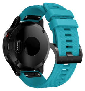 Adley Silikone Rem til Garmin Epix 2 / Epix Pro Gen 2 47mm / Approach S70 47mm - Lyseblå