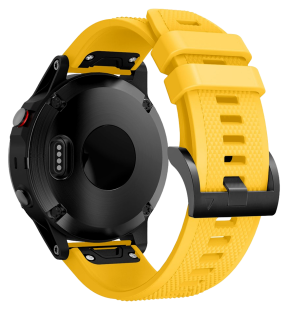 Adley Silikone Rem til Garmin Approach S60 / S62-Gul