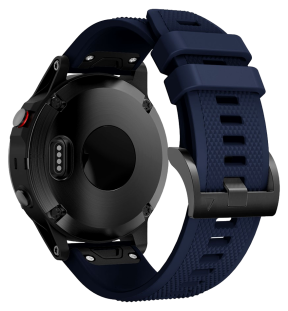 Adley Silikone Rem til Garmin Approach S60 / S62-Mørkeblå