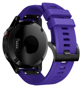 Adley Silikone Rem til Garmin Epix 2 / Epix Pro Gen 2 47mm / Approach S70 47mm - Lilla