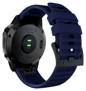 Sports Silikone Rem til Garmin Enduro / Enduro 2 / 3  / Epix Pro Gen 2 51 mm - Mørkeblå