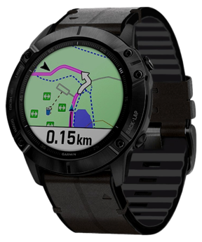 Garmin Descent Mk3i 51 mm Tofarvet Læderrem 