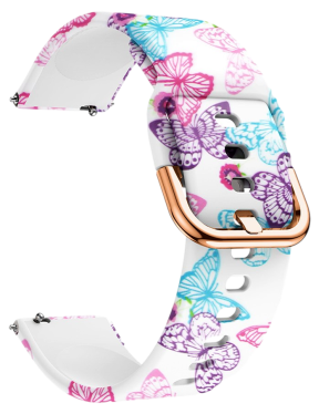 Carnival Urrem til Garmin Vivoactive 5 / 6 / Bounce - Hvid