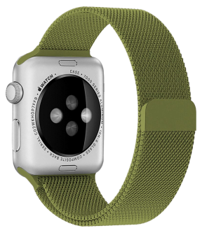 Mesh urlænke i rustfrit stål til Apple Watch Ultra / Ultra 2 - Grøn