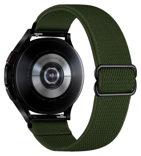 Viso Nylon Rem til Garmin Forerunner 255 / 255 Music / 570 47mm - Mørkegrøn