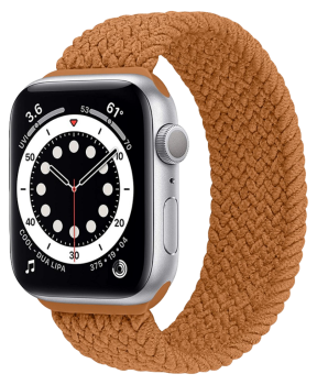 Nylon Sportsrem til Apple Watch 42 / 44 / 45mm - Str. XL - Brun