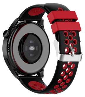 Torino Silikone Rem til Garmin Vivoactive 5 / 6 / Bounce - Rød