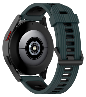 Mantova Silikone Rem til Garmin Vivoactive 5 / 6 / Bounce - Mørkegrøn