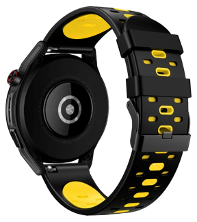 Linate Silikone Rem til Garmin Forerunner 255 / 255 Music / 570 47mm - Gul