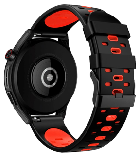 Linate Silikone Rem til Garmin Forerunner 255 / 255 Music / 570 47mm - Rød