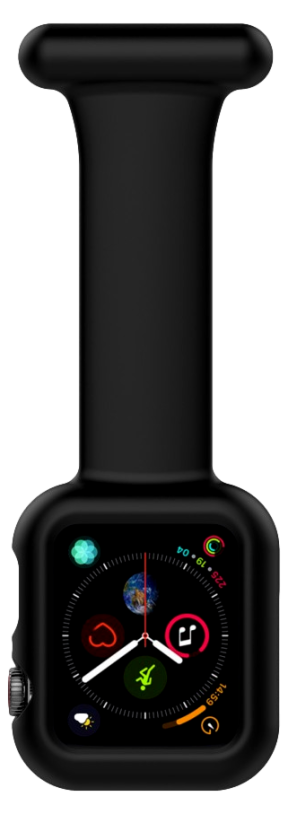 Sygeplejerske / Uniform Rem til Apple Watch SE / SE (2022/2023) / Ultra  - 44 / 49mm - Sort