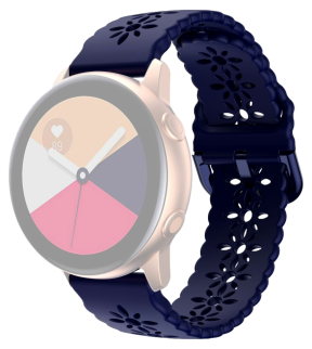 Blossom Silikone Rem til Samsung Galaxy Watch 4 / Classic-Blå