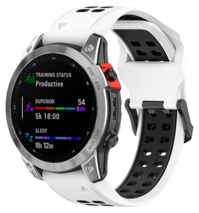 Cavum Silikone Rem til Garmin Fenix 8 / E / Tactix 8 - 47mm