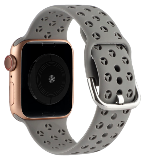 Hullet Silikone Sportsrem til Apple Watch 7 / 8 / 9 - 41mm