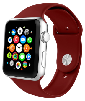 Sportsrem til Apple Watch 38 / 40 / 41 mm - Mørkerød