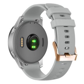 Sports Rem i Silikone til Garmin Venu 2S (40mm) / Venu 3S (41mm) / Vivomove 3S / Vivoactive 4S - Grå