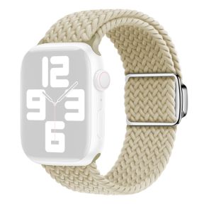 Nylon Sportsrem til Apple Watch 38 / 40 / 41 mm - Beige