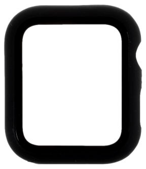 Hard Case med Skærmbeskyttelse / Beskyttelsesglas til Apple Watch 4 / 5 / 6 / SE - 40mm-Sort