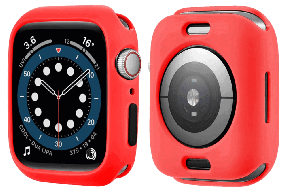 Matte TPU Cover til Apple Watch 8 / 9 - 45mm - Rød