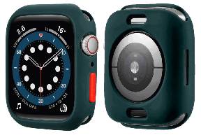 Matte TPU Cover til Apple Watch 7 - 41mm - Mørkegrøn