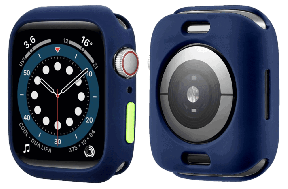 Matte TPU Cover til Apple Watch 8 / 9 - 45mm - Mørkeblå