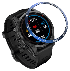 Rustfrit Stål Cover til Urkrans til Garmin Fenix 7