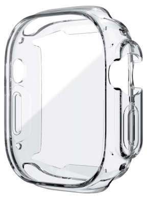 Transparent TPU Cover med skærmbeskyttelse til Apple Watch Ultra / Ultra 2