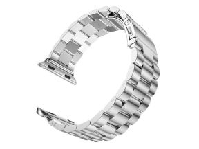 Rustfrit Stål Rem til Apple Watch SE (2022/2023) - Sølv - 38 / 40 / 41 mm