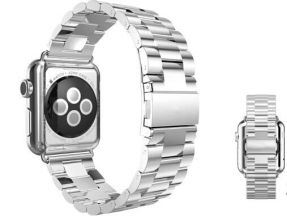 Rem / urlænke i rustfrit stål til Apple Watch 6 - Sølv - 42 / 44 / 45 mm